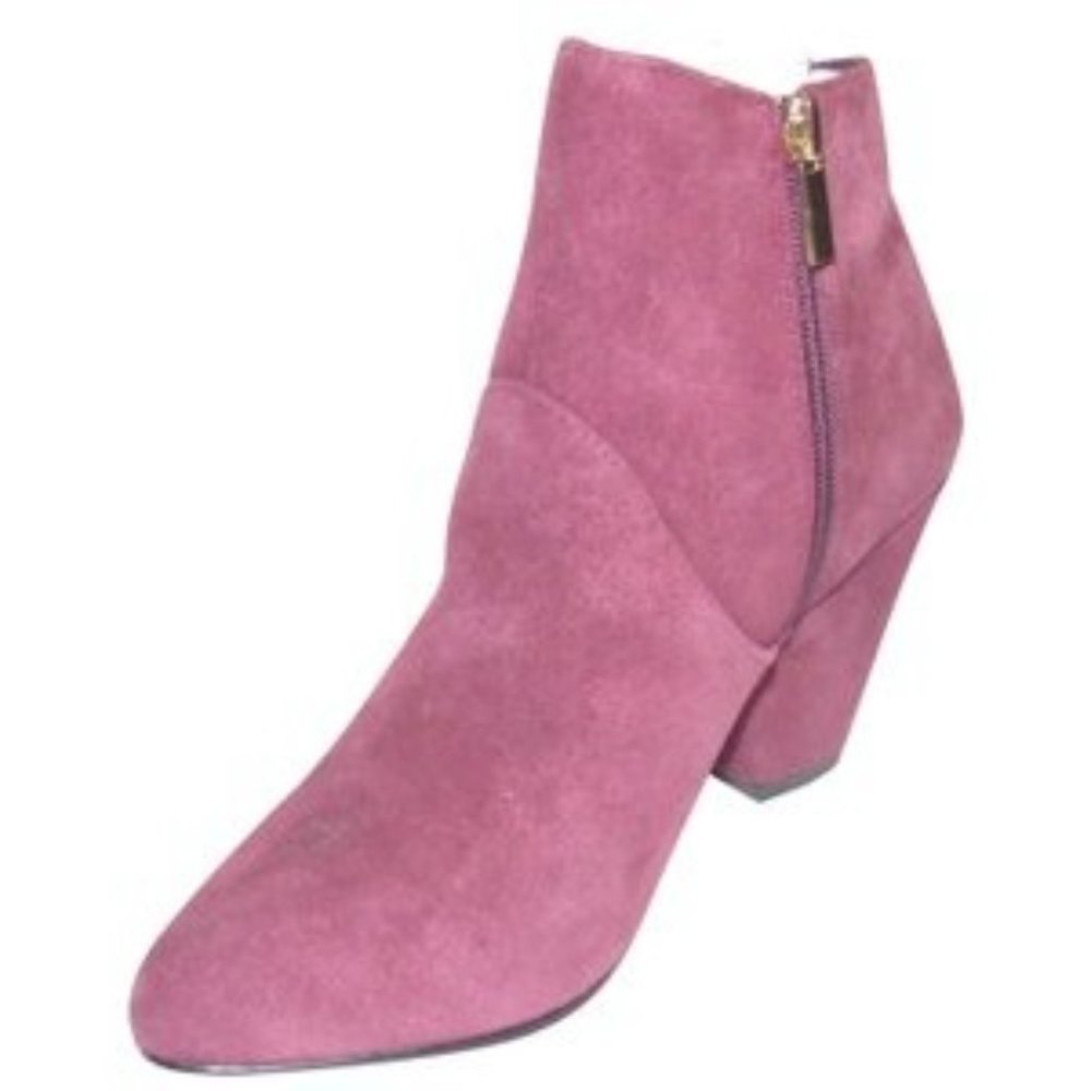 DV by Dolce Vita Burgundy Suede Side Zip - NWOB